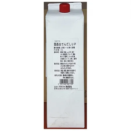 간사이오뎅다시(모노 1.8L) 오뎅육수 어묵탕육수 육수원액 오뎅탕재료 국물요리재료 일식당 이자카야 업소용 대용량