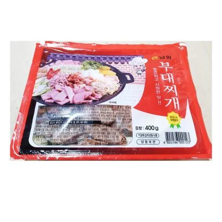 냠냠 부대찌개(400g) 식자재 업소용 대용량 청목원 냠냠 부대찌개 즉석식품 태종 아빠가 안주 남양 송탄식 이미지