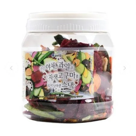 건조과일칩 야채칩 250g 과일칩 건과일 건강간식 다이어트간식 시리얼토핑 식자재 업소용 카페재료 이미지