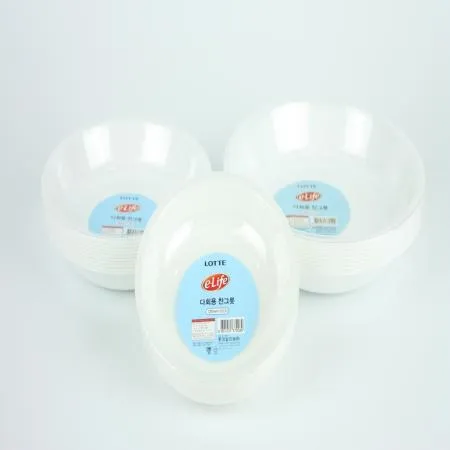 롯데-다회용 찬그릇 120mm 10개입 식자재 업소용 대용량 롯데 이라이프 일회용 너만아는잡화점 다회용 찬기 셀러허브 아이존 제이큐 이미지