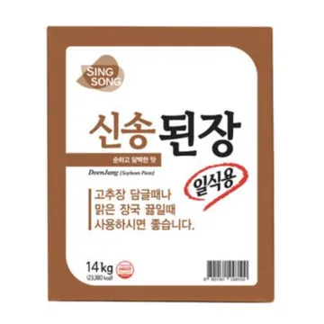 신송 일식된장 14kg 미소된장 일본된장 된장 식자재 업소용 일식전문점 미소된장국 조미료 장류