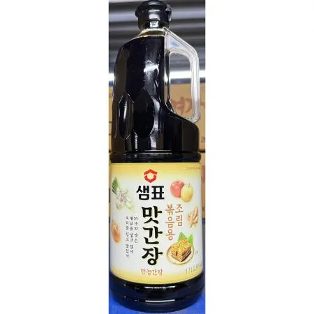 맛간장(샘표식품 1.7L 조림볶음용) 6개 식자재 업소용 대용량 샘표 대상 홍일 키친콤마 홍영의 태화식품 새천년 미자언니네 홍일점 이미지