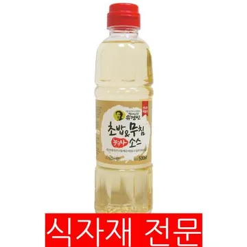 초밥무침소스(유경빈 500ml) 1개 식자재 업소용 대용량 유경빈 초밥 초밥소스 일회용 이엔 다인 씨푸드몰 초대리 초데리
