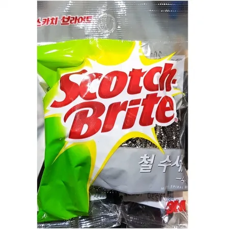 철수세미(3M 45g)X240 수세미 스텐수세미 냄비수세미 업소용 대용량 청소용품 도매 철망수세미