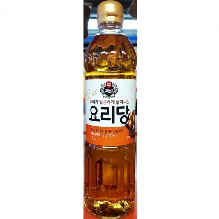 백설 요리당 1.2Kg 물엿 올리고당 시럽 설탕대체 요리재료 베이킹재료 식자재 업소용
