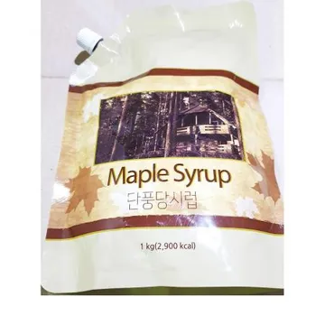 메이플시럽(선인 1k) 1개 식자재 업소용 대용량 선인 단풍당시럽 메이플 캐나다산 도매 제과제빵 핫케익 메이플시럽 단풍당