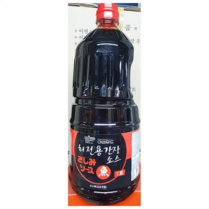 회간장(이엔 1.8L) 6개 식자재 업소용 대용량 니비시 기꼬만 움트리 치엔 샘표 이엔푸드 야마사 사시미 회간장 이미지