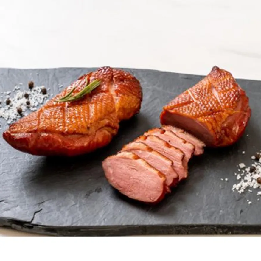 프리미엄 훈제오리 가슴살 160g X 5봉 업소용 훈제오리가슴살 프리미엄오리 오리고기 간편식 안주 오리고기전문점 샐러드 월남쌈 냉동식품 이미지