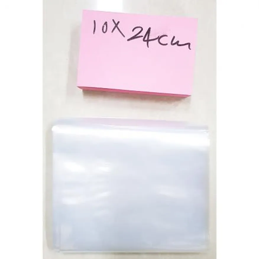 단무지봉투(현진 2x10x25)X10개 단무지포장 반찬봉투 식당용품 비닐봉투 포장봉투 일회용품 업소용 분식집 개별포장봉투 이미지