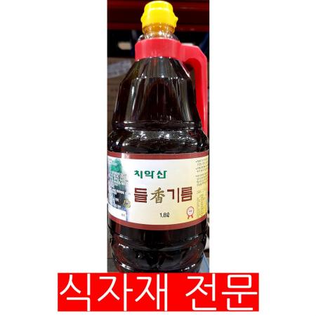 들향기름(치악산 1.8L) 들기름 업소용 식자재 식용유 참기름 향기름 대용량 조미료 조미유 한식요리