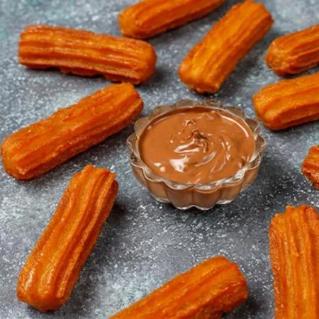 VDF 로만 12츄러스 12Cmx25개 식자재 업소용 대용량 츄러스 간식 달콤한맛 바삭간식 튀김간식 아이간식 간편간식 디저트