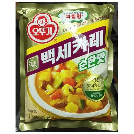 순한맛 백세카레(오뚜기 1k)X10 이미지