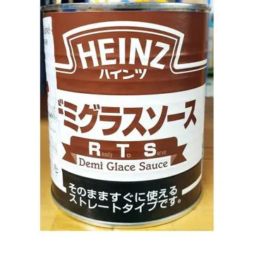 데미그라스소스(하인즈 RTS 830g) 1개 식자재 업소용 대용량 쿠킹 호일 종이 은박접시 하인즈 구이용 베이킹컵 업소용 데미그라스
