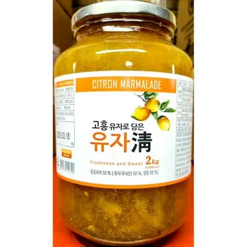 유자청(파낙스FB 고흥 2K) 1개 식자재 업소용 대용량 참다음 유자청 꽃샘 청숨 유자 꿀 담터 파낙스 홈카페