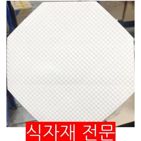 [더착한푸드]피자패드(9인치 8각 240mm 100입)  대용량 업소용 패드 실리콘 피자 매트 베이킹 반죽 과자 트레이