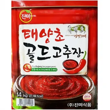 태양초 골드고추장(진미 14K) 1개 식자재 업소용 대용량 이츠웰 삼화 해찬들 진미 진조미 삼양사 대상 찰 양지뜰