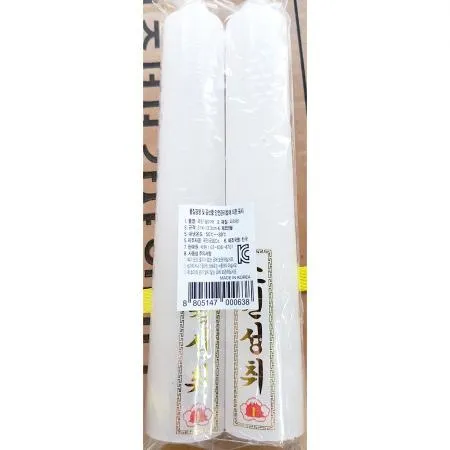 양초(쌍가락 백색)X10개 이미지