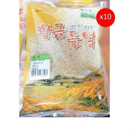 보리쌀(1k) X10 보리 업소용 잡곡 곡물 식자재 건강식재료 혼합곡 쌀보리 보리밥용 쌀