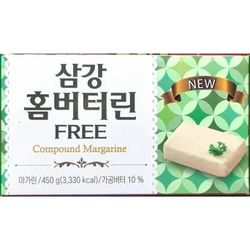 삼강 홈버터린 롯데 450g 10개 식자재 업소용 대용량 롯데 서울우유 버터 목초기 갈릭 삼강 태원 갈릭버터 목초