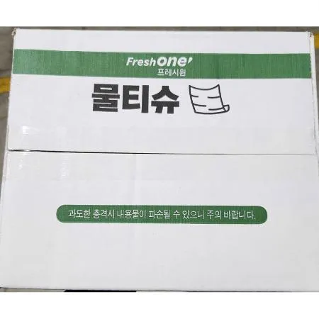 물티슈(FW 개별 평판형 200x180 400입) 업소용물티슈 식당물티슈 카페물티슈 위생용품 일회용품