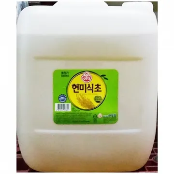 현미식초(오뚜기 18L) 1개 식자재 업소용 대용량 오뚜기 현미식초 테온셀 청정원 현미 대용량 사과 식초 업소용