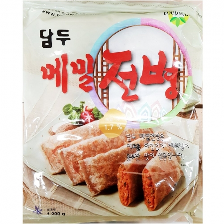 메밀전병(담두 1.2k) 1개 식자재 업소용 대용량 또띠아랩 이츠웰 라레이나 인치 담두 와이케이글로벌 밀또띠아 단품메뉴 또띠아 이미지
