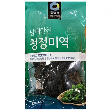 건미역(청정원 150g)X20 미역 마른미역 식자재 업소용 대용량 해조류 미역국 국거리미역