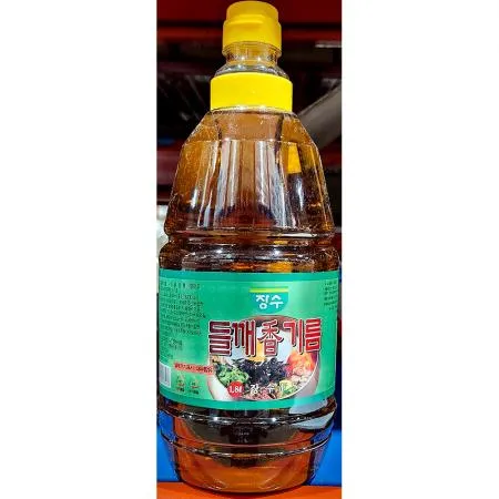 들깨향기름(장수 1.8L) 1개 식자재 업소용 대용량 들향기름 들깨 프리미엄 들깨향 고소한 업소용들기름 전철우 장수 들맛