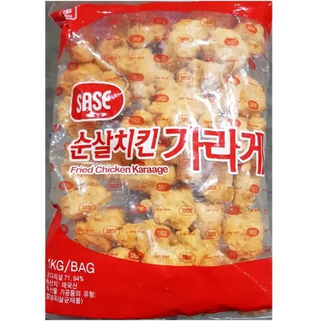 사세 순살 치킨가라게 1K 순살치킨가라게 간식 술안주 냉동식품 에어프라이어 튀김요리 치킨 가라게