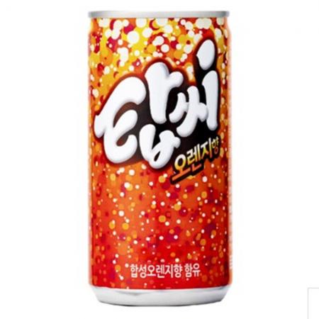 VCM 탑씨 오렌지 190ml (30캔) 1개 식자재 업소용 대용량 스프라이트 코카콜라 코크 콜라 탄산음료 펩시 코카 사이다 미국 이미지