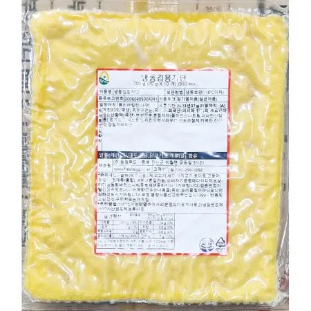 풍림푸드 계란지단 70g x10개입 김밥용 700g X10 식자재 업소용 대용량 다인 아워홈 파머스 풍림푸드 타마고야끼 삼진 초밥 가쓰오 폭신함에