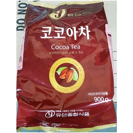 자판기용 코코아차(유안 900g)X12 대용량 업소용 식자재 사무실음료 코코아 핫초코 자판기코코아 분말음료