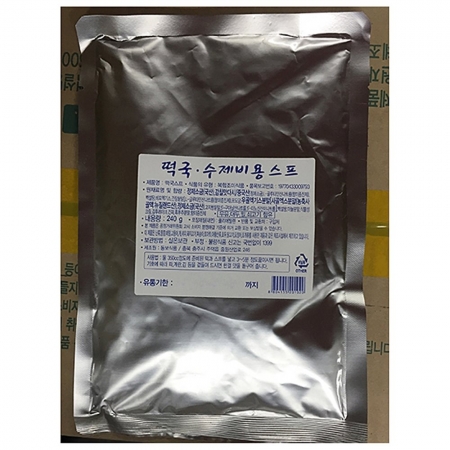 떡국 수제비스프(동보 240g) 5개 식자재 업소용 대용량 떡국 당일발송 동보 다와푸드 튼튼 철군 이미지