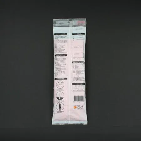 크린랩- 레이스고무장갑 코랄 대 1개 식자재 업소용 대용량 크린랩 크린랲 고무 기모 고리 고리고무장갑 미니 이미지