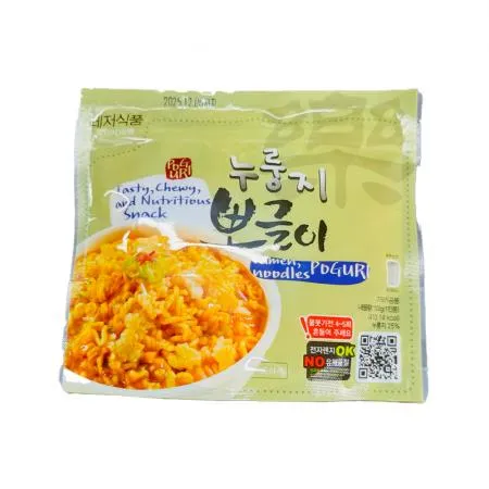 누룽지 뽀글이 100g X 5개 식자재 업소용 대용량 즉석밥 전투식량 누룽지 개 이미지