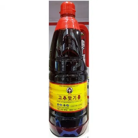 고추맛기름(새댁 1.5L) 업소용 식자재 고추기름 향미유 중식재료 대용량 중식당 5리터