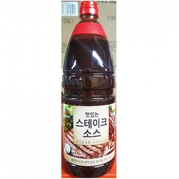 스테이크소스(FO 2K) 6개 식자재 업소용 대용량 에이원 스테이크소스 스테이크 제니스 오뚜기 이츠웰 코리아 신영 에이스