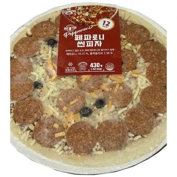 페퍼로니씬피자(더나음 12인치 430g) 10개 식자재 업소용 대용량 푸딩팩토리 페파로니 당일발송 리얼 페퍼로니 냉동 다와푸드 도매 맛비