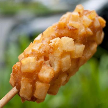 왕 감자 핫도그 700g(140gX5개) 냉동 간식 에어프라이어 길거리 음식 분식 메뉴 간편식 집들이