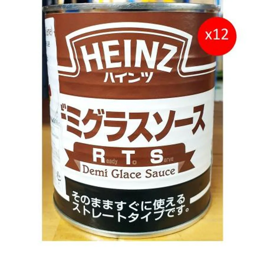 데미그라스소스(하인즈 RTS 830g) X12 하인즈데미그라스소스 소스 스테이크소스 양식소스 함박스테이크소스 돈까스소스 업소용 대용량 식자재 이미지