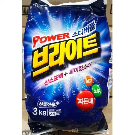 세탁세제(브라이트 리필 무궁화 3K) 액체세제 업소용세제 대용량세제 세탁용품 세탁소용품 세제