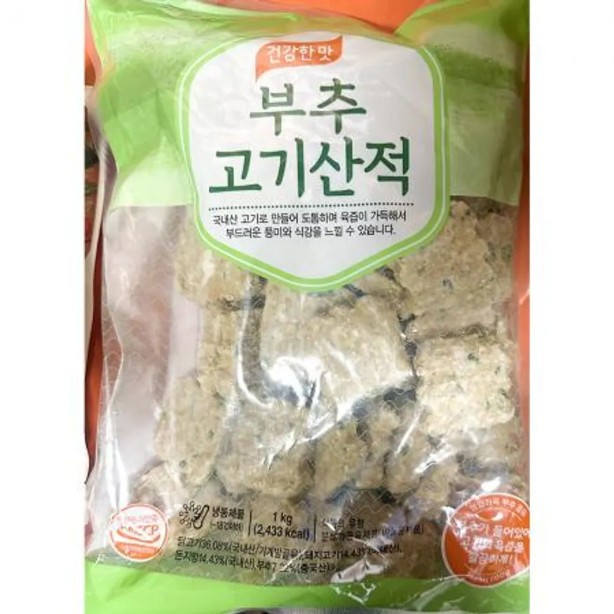 부추고기산적(대창 냉동 1K) 산적 고기산적 냉동산적 명절음식 반찬 업소용 단체급식 간편식 냉동식품 이미지