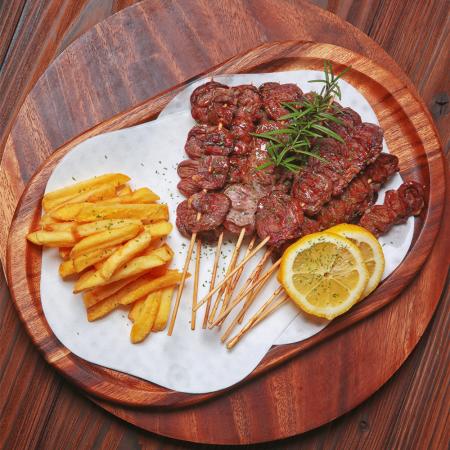 닭 염통꼬치 1.25kg (25gX50개) 식자재 업소용 대용량 마니커에프앤지 닭 닭염통 리뷰 청학동 염통꼬치 쫄깃한 닭꼬치 대나무 이미지