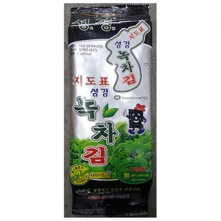 녹차식탁김(조각 성경 50g)X20 김 식탁김 조미김 녹차김 성경김 업소용 식자재 대용량 밥반찬 도시락김