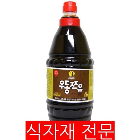 우동쯔유(유경빈 1.8L) 식자재 업소용 일본요리 면요리 간장소스 쯔유 우동국물 일본간장 다시마간장 국물용소스