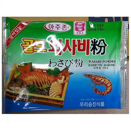 와사비(골드 맷돌 200g) 40개 식자재 업소용 대용량 움트리 대상 신세계몰 오뚜기 오케이 골드스푼 식당용 가루 스모
