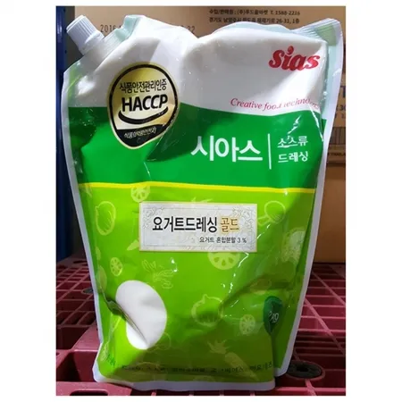 요거트드레싱(시아스 2k) 1개 식자재 업소용 대용량 요거트드 시아스 잼 업소용