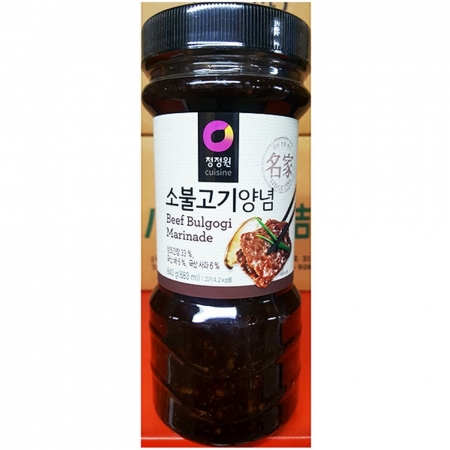 소불고기양념(대상 840g)X12 식자재 대용량 업소용 한식당 불고기양념 고기양념 정육점 액상소스 소불고기소스 불고기양념소스