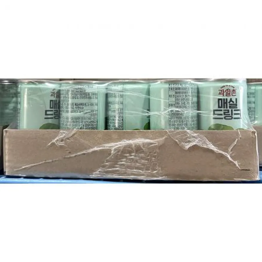 매실드링크(과일촌 175ml 캔 30개) 매실음료 캔음료 업소용 식당 카페 급식 단체급식 캔주스 이미지