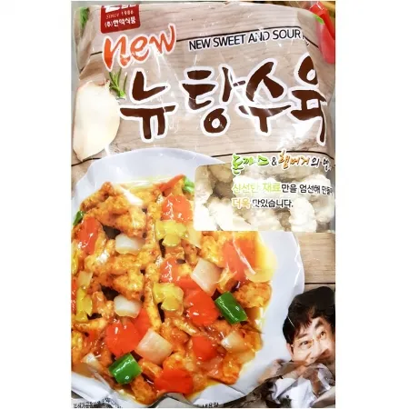 한맥 탕수육 1K 냉동 업소용 식자재 대용량 중식 재료 냉동식품 즉석식품 간편 조리